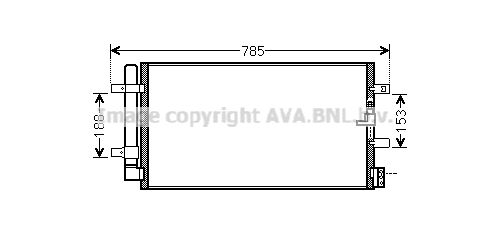 AVA QUALITY COOLING Kondensators, Gaisa kond. sistēma AI5360D